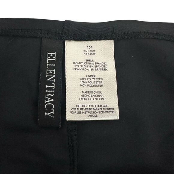 Ellen Tracy Black size 12 Swim Bikini Bottoms - Picture 3 of 5